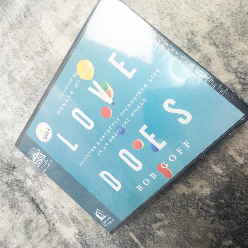 Love Does Bob Goff Audiobook Unabridged 5 CD Set Inspiring Christian Oasis New